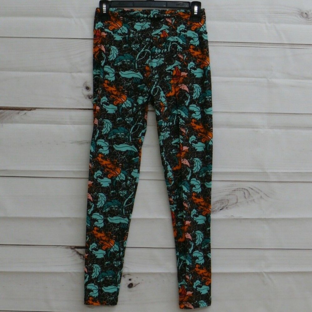 LuLaroe One Size Fall Leaf Pattern Leggings